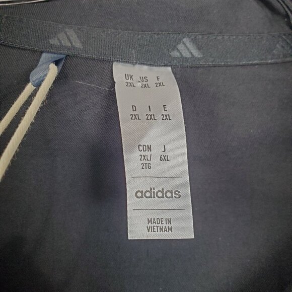 Adidas Golf Go-To Utility DWR Full Zip Jacket Black Mens Size 2XL NEW #IL0581 - Picture 8 of 10